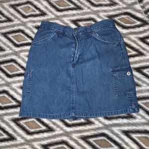 Denim skort